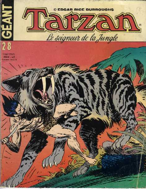Scan de la Couverture Tarzan Gant n 28
